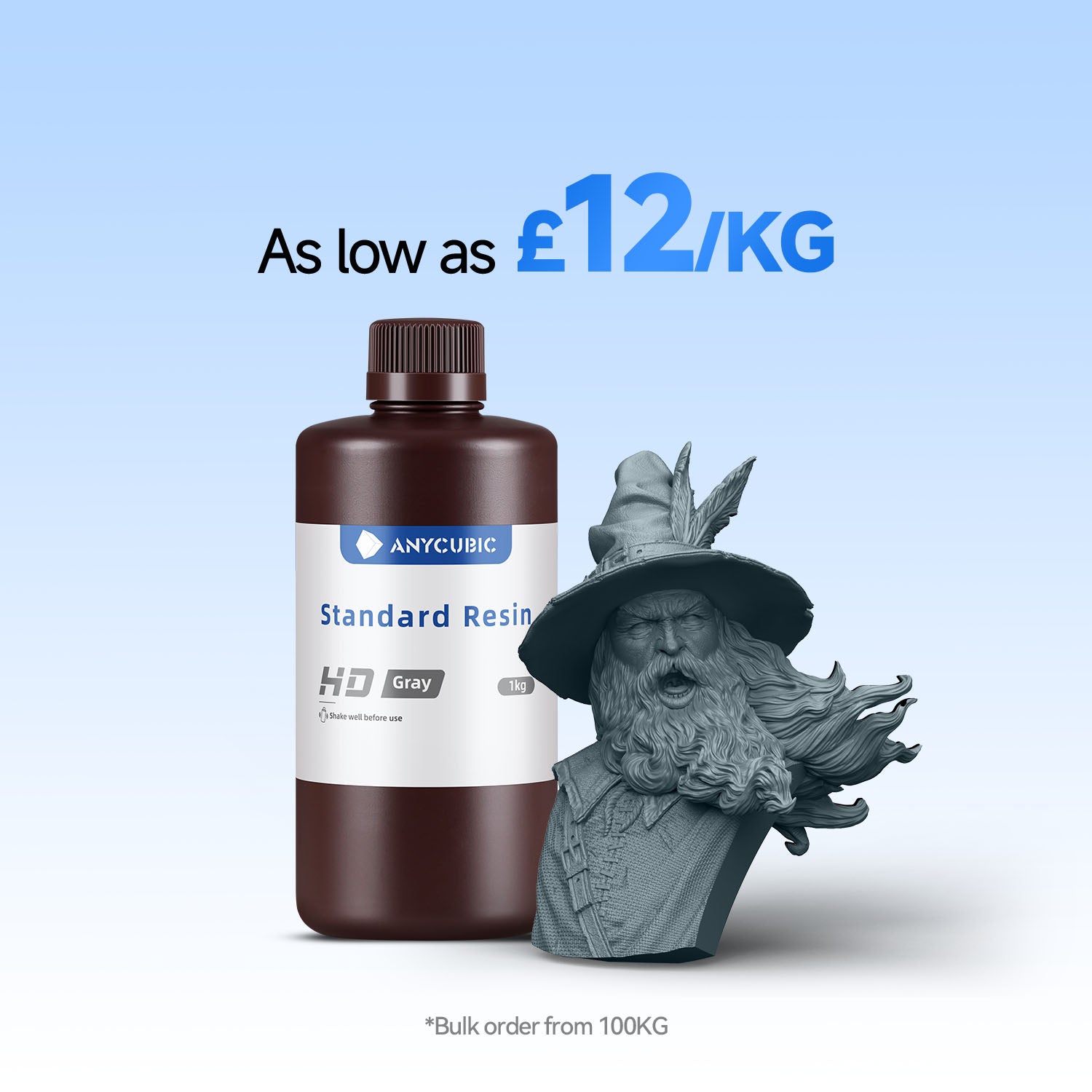 Anycubic – Résine Uv 405nm Pour Imprimante 3d, Pour Photon Mono X Basic Anycubic – Résine Uv 405nm Pour Imprimante 3d, Pour Photon Mono X Basic