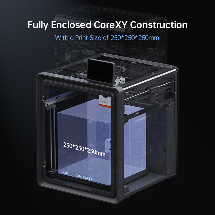 Anycubic Kobra S1 Combo 3D Printer, 4 Stunning Multicolor, Intelligent Drying While Printing, Built-in Camera, 600mm/s High Speed and 320℃ Hotend Free-Clog Extruder