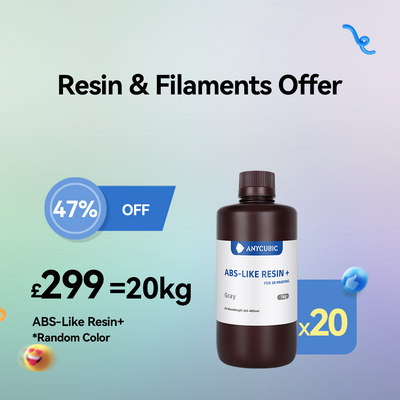 Anycubic Water-Wash Resin+ Sale Up to 47% Off