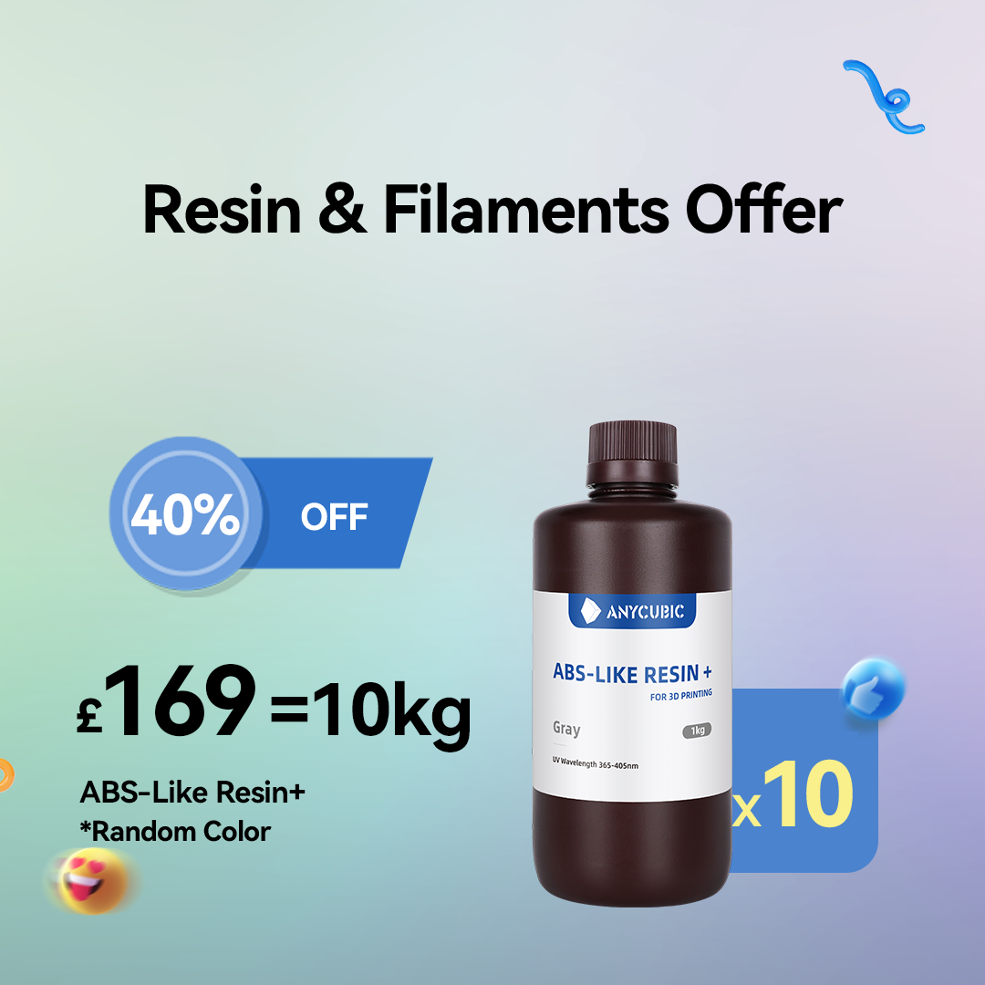 Anycubic Water-Wash Resin+ Sale Up to 47% Off