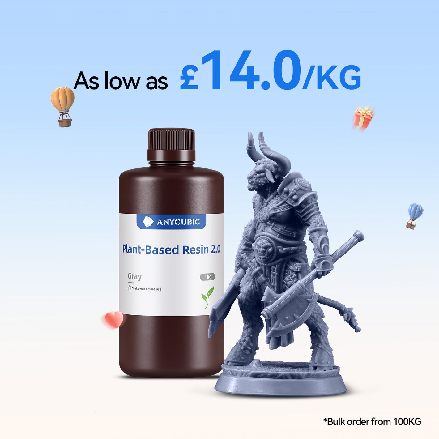 Plant-Based UV Resin 10-100kg Deals