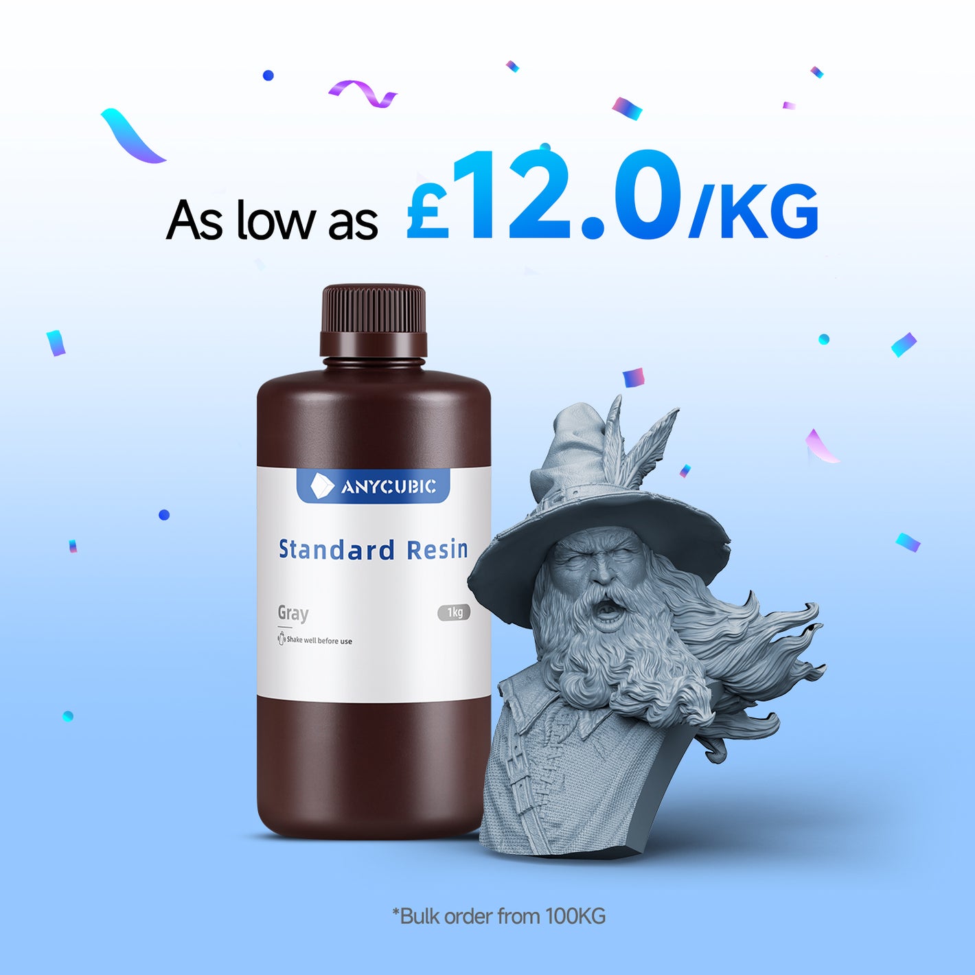 Standard Resin 10-100KG Deals