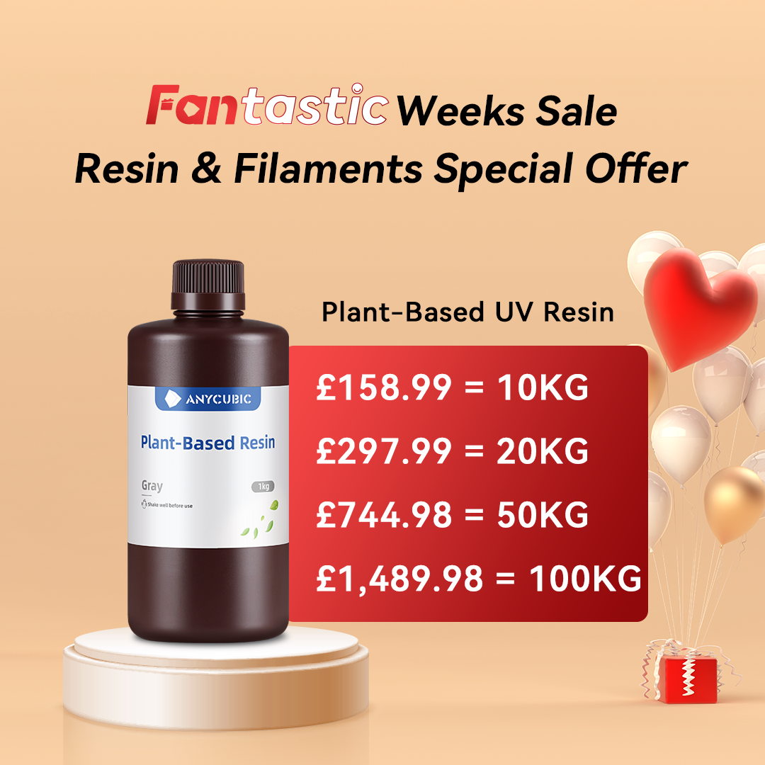 Plant-Based UV Resin 10-100kg Deals