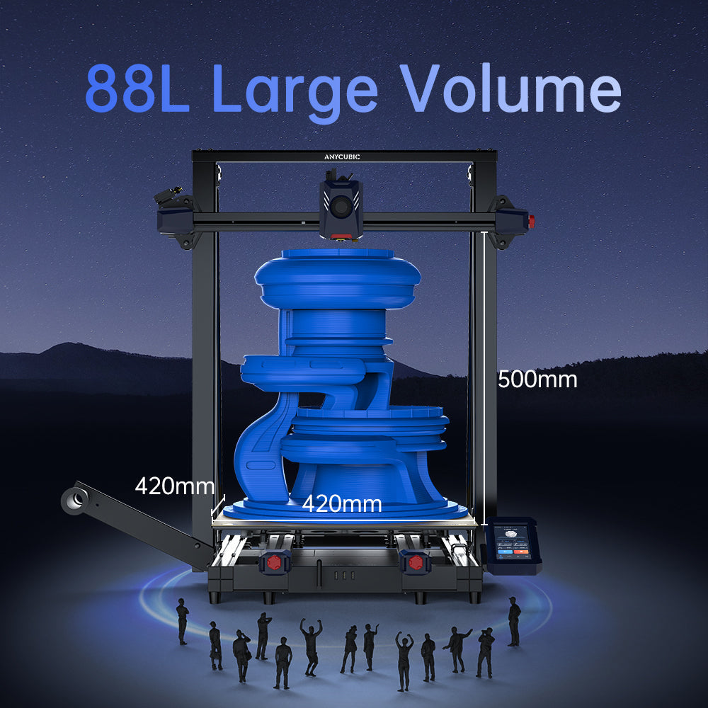 Anycubic Kobra 2 Max - Flagship High-Speed Large-Format FDM 3D