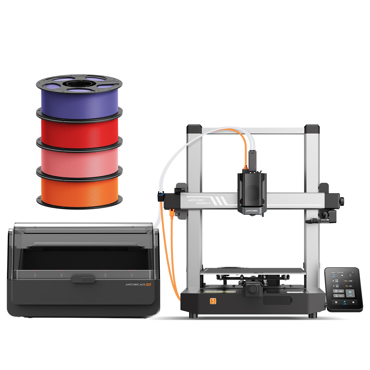 Anycubic Kobra 3 Combo 3D Printer: Be Bold, Be Colorful