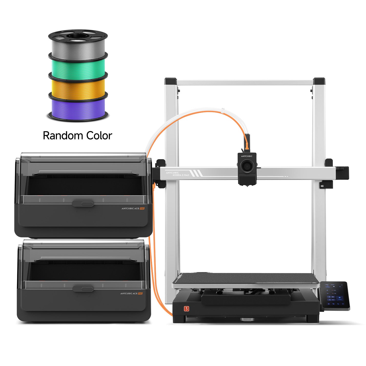 Kobra 3 Max Combo: The Largest Consumer-Grade Multicolour 3D Kobra 3 Max Combo: The Largest Consumer-Grade Multicolour 3D