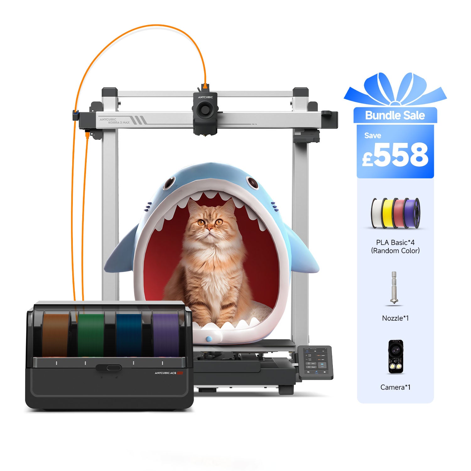 Kobra 3 Max Combo Fast & Large-Format 4-Color Bundle