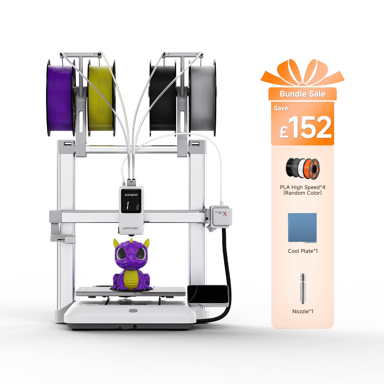 Anycubic Kobra X Enhanced Starter Bundle