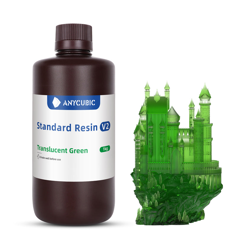 Pack Anycubic - 6x Standard Resin V2 - Transparent (Clear) - 1 kg