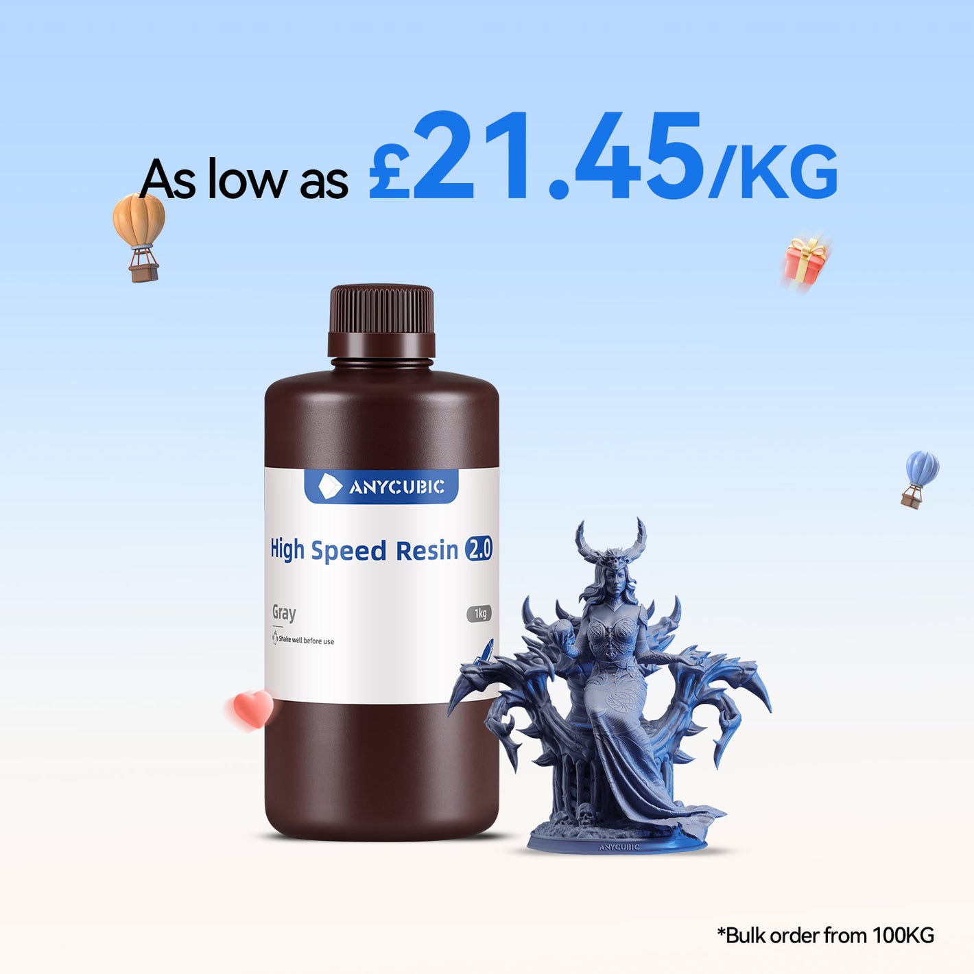 High Speed Resin 2.0 10-100kg Deals