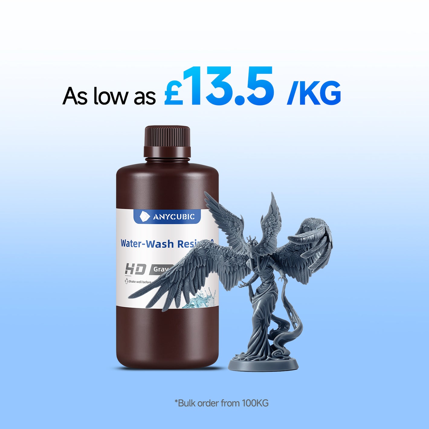 Water-Wash Resin 2.0 10-100kg Deals
