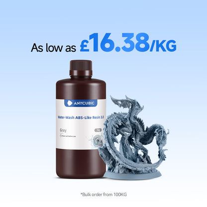 Water-Wash ABS-Like Resin 3.0 10-100KG Deals