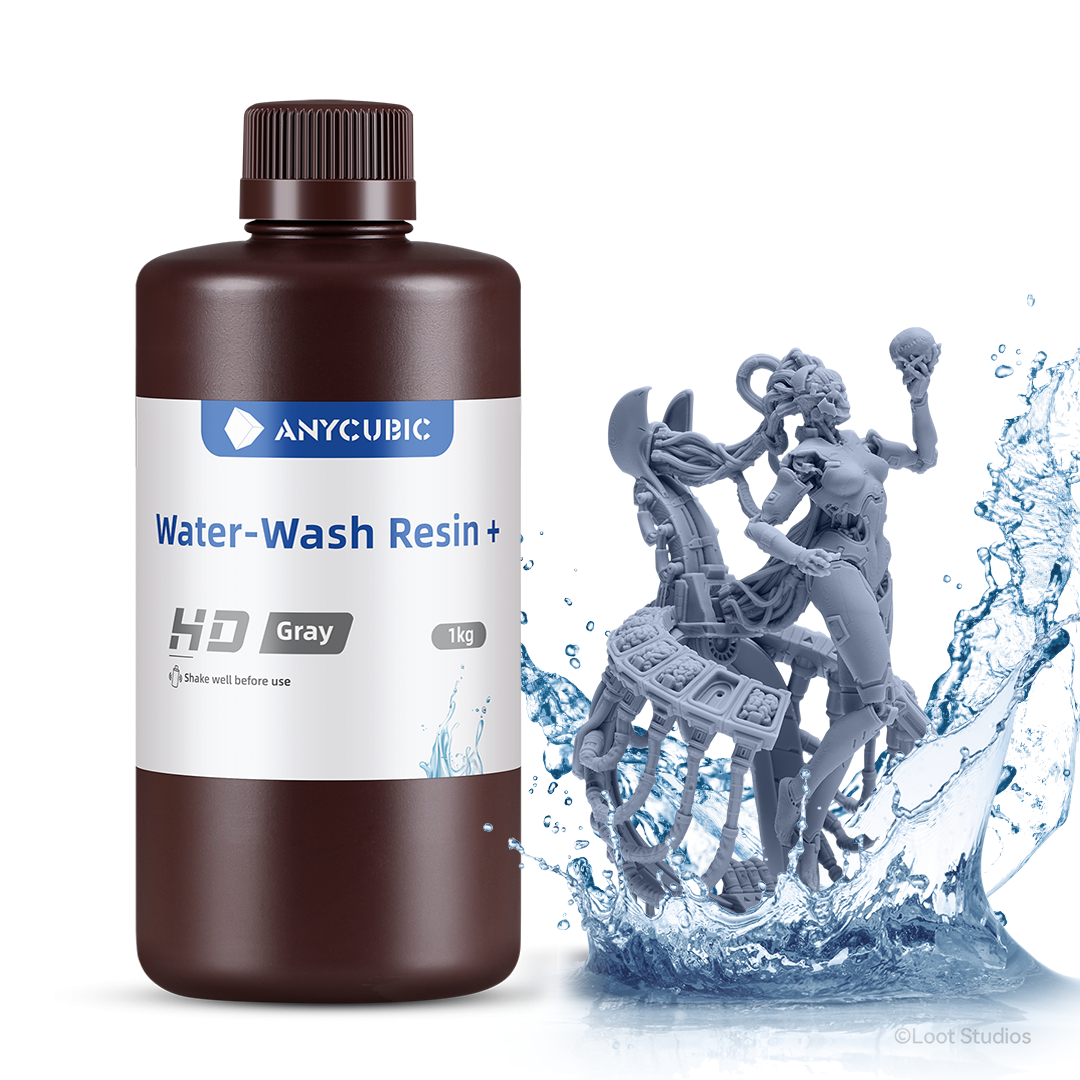 Anycubic Water-Wash Resin - 1Liter - 5 couleurs différentes - Résine Anycubic Water-Wash Resin - 1Liter - 5 couleurs différentes - Résine