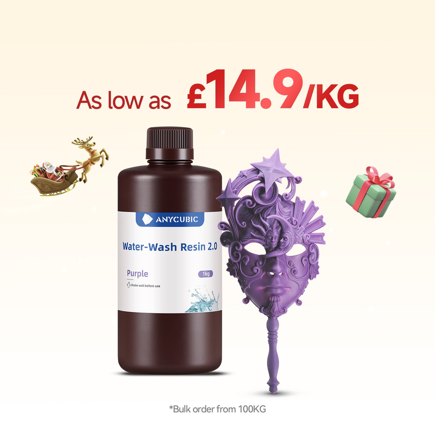 Water-Wash Resin 2.0 10-100kg Deals