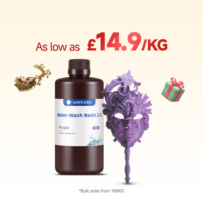 Water-Wash Resin 2.0 10-100kg Deals